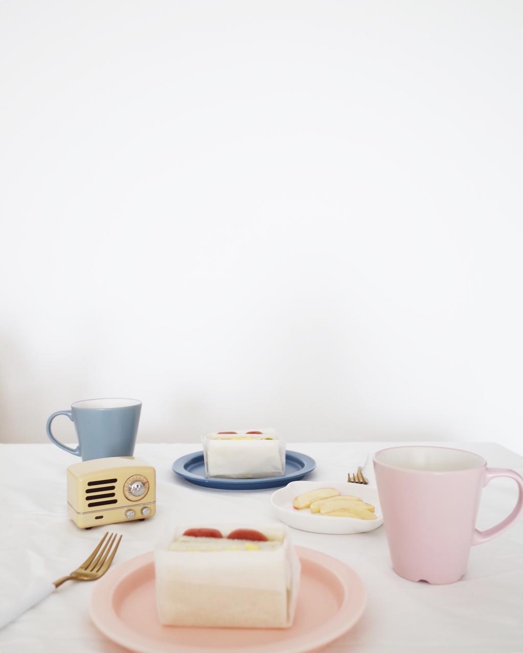 🍳 桃子香蕉吃早餐