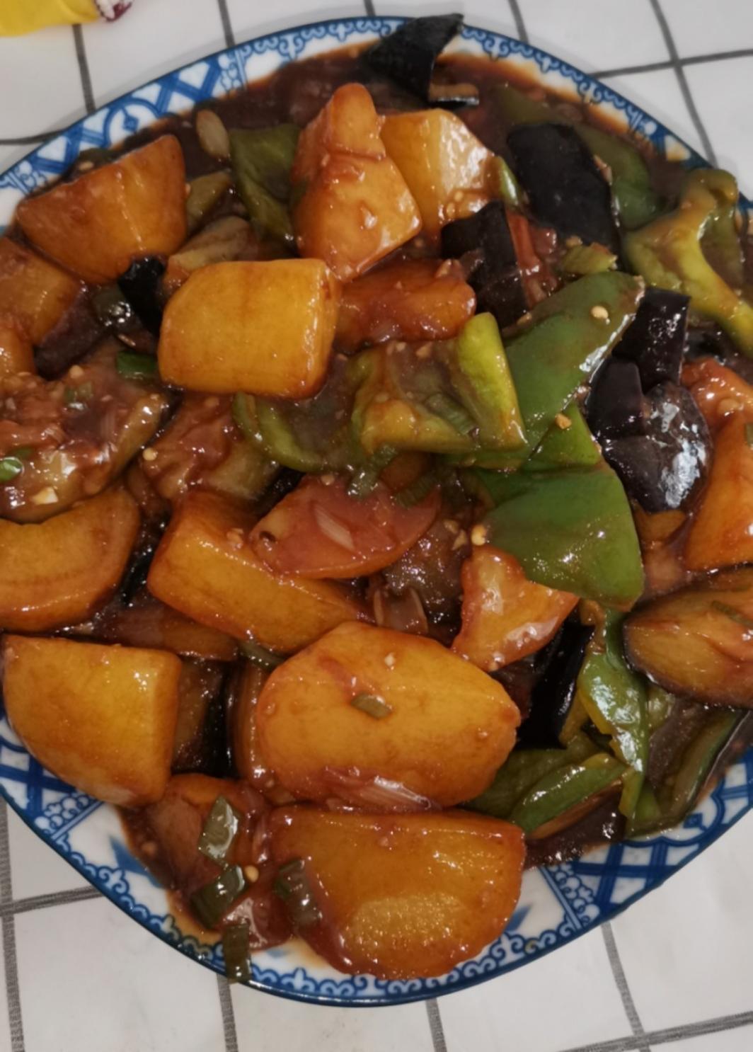 土豆烧茄子