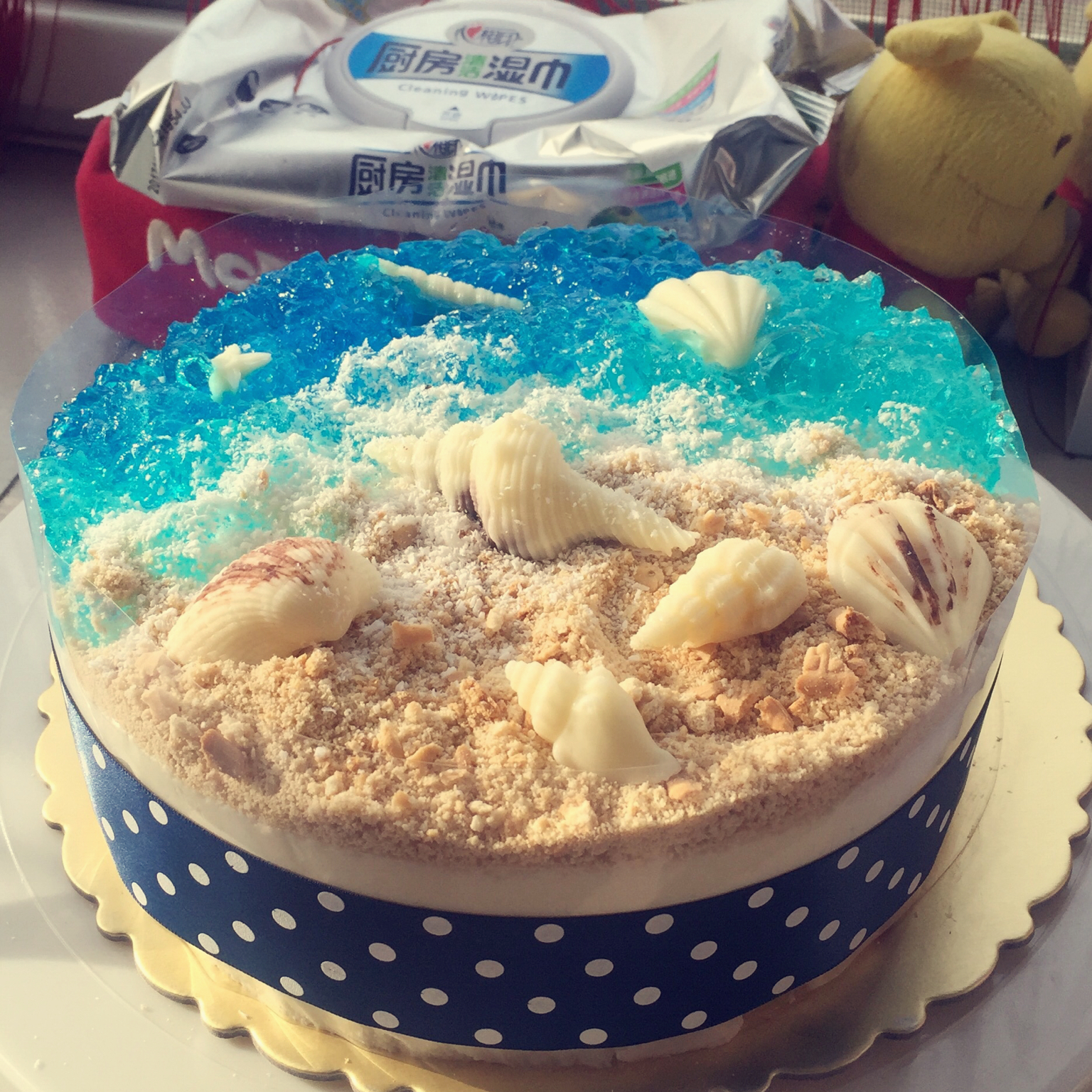 海洋酸奶慕斯蛋糕
