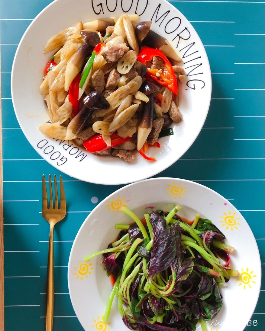 杂菇凉拌鸡胸肉丝减肥瘦身餐