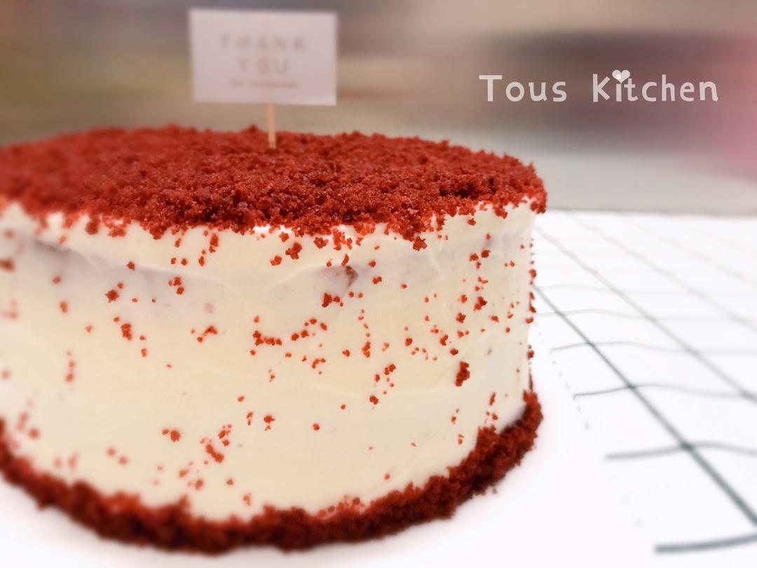 6寸红丝绒蛋糕（美国传统配方）