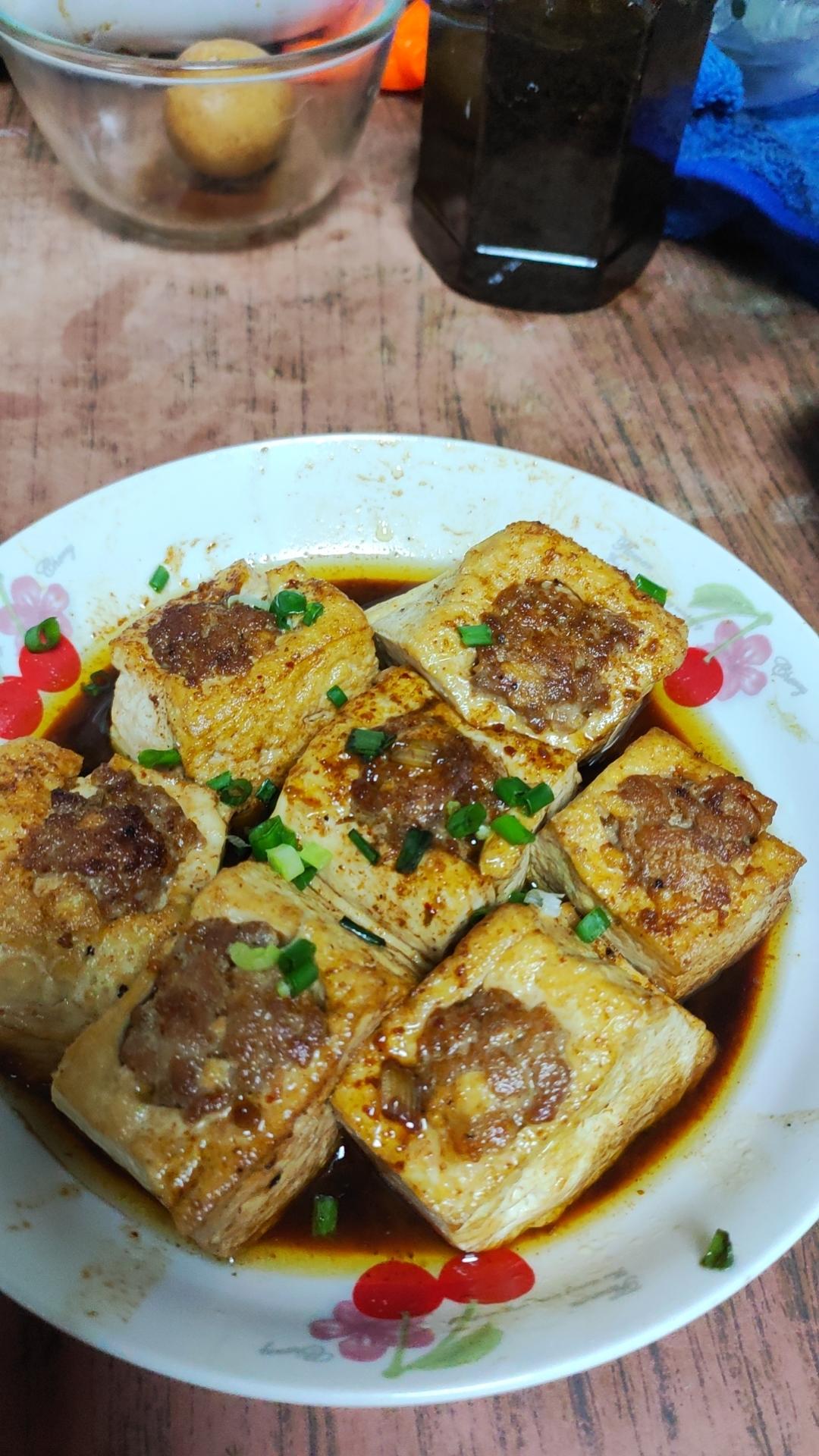 客家煎酿豆腐