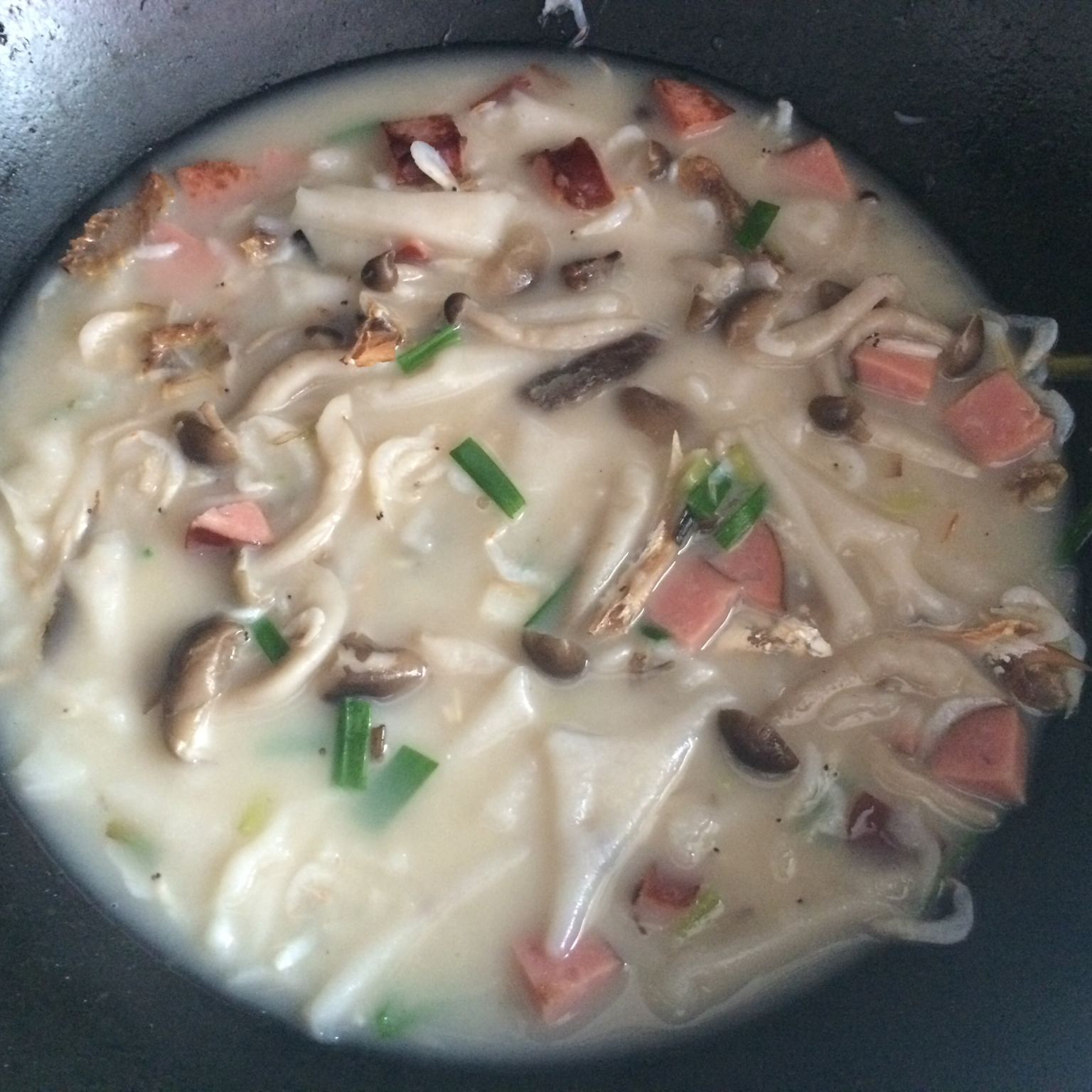 福州人的早点---锅边糊