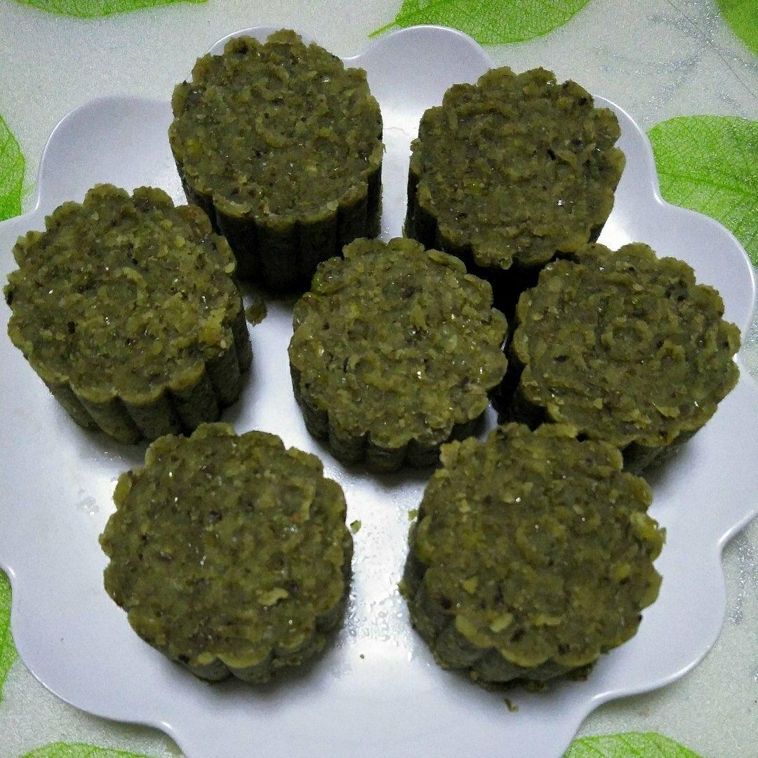 电饭锅也能做绿豆糕