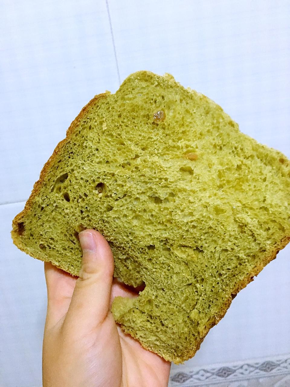 （无黄油无奶）清淡抹茶提子吐司