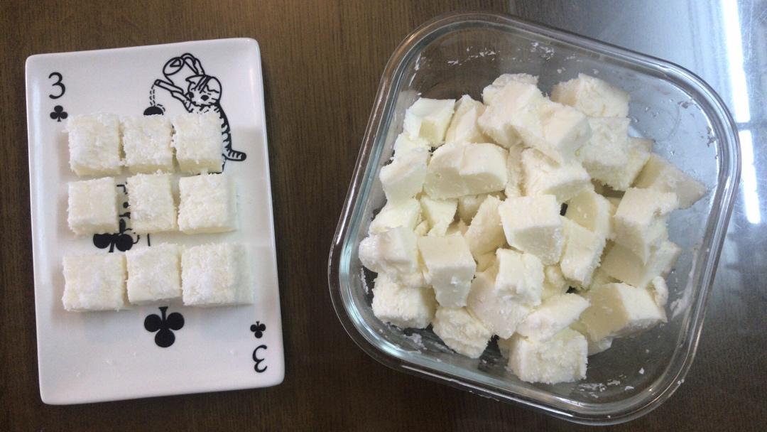 椰丝牛奶小方--椰浆版