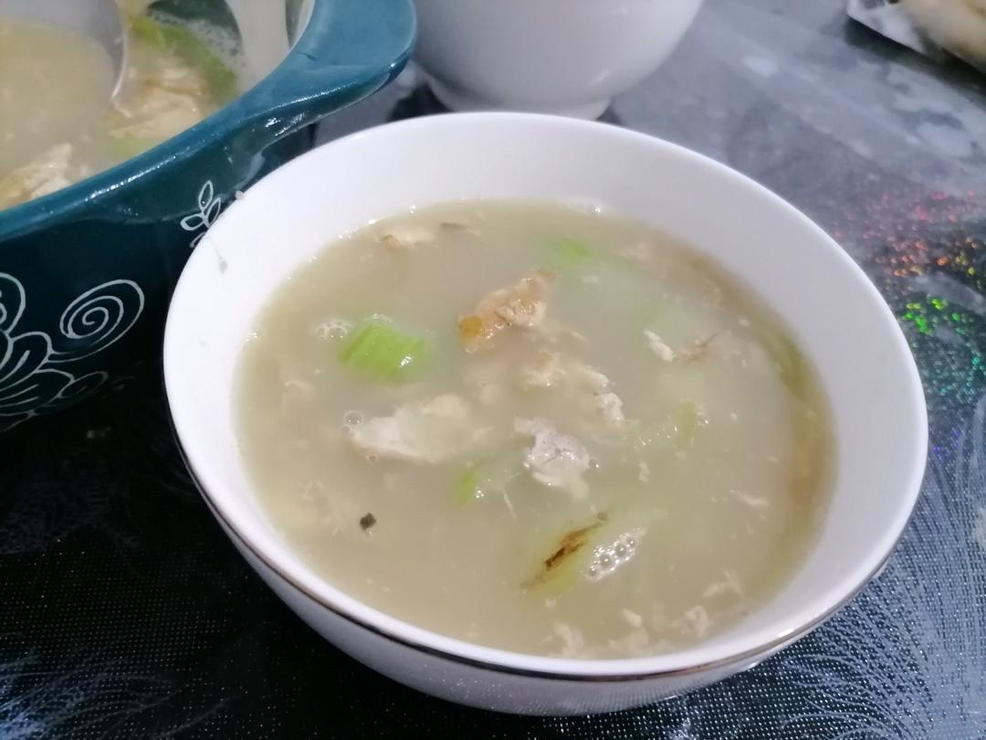 丝瓜鸡蛋汤