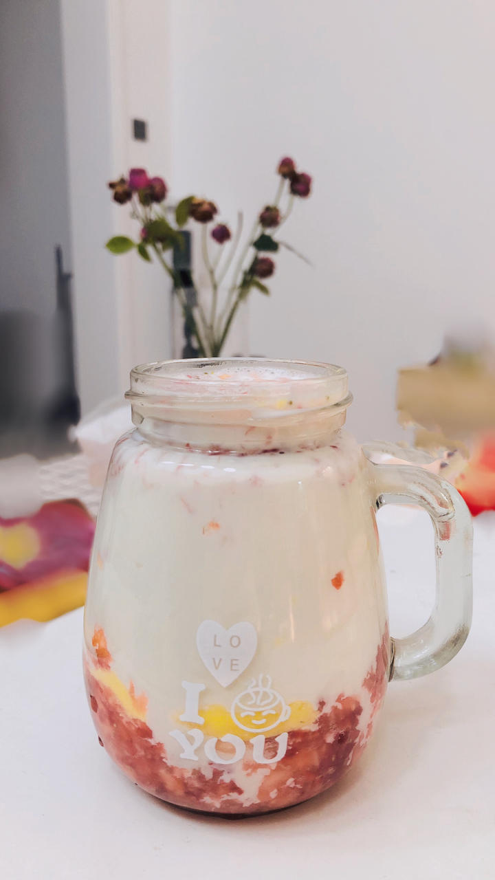 🍓零失败，超好喝～草莓牛奶🐮