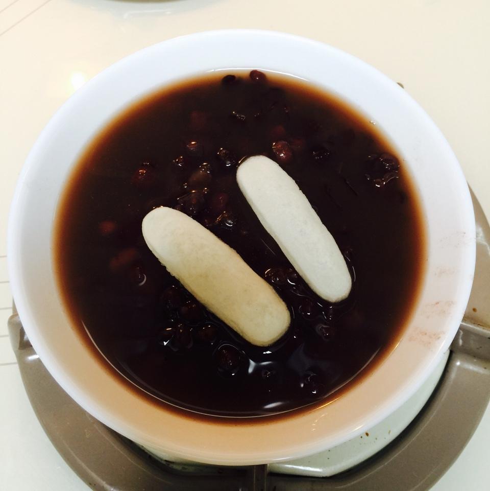 烤年糕红豆汤
