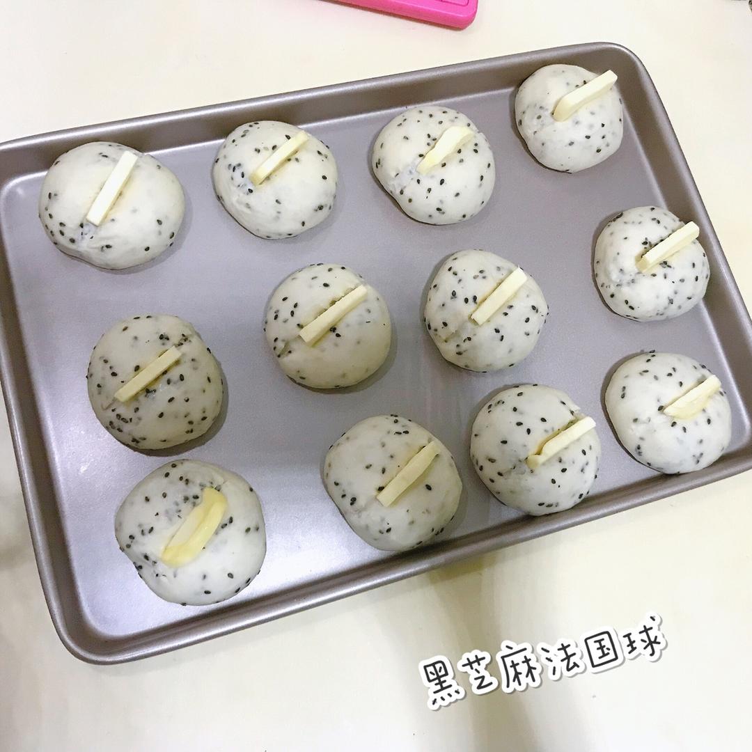 黑芝麻法国球