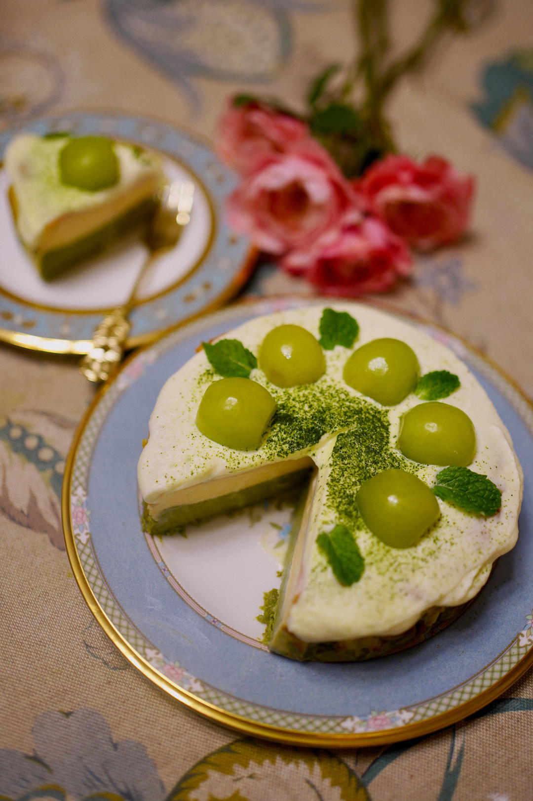 复刻「向野制果」柚子抹茶 巴斯克蛋糕