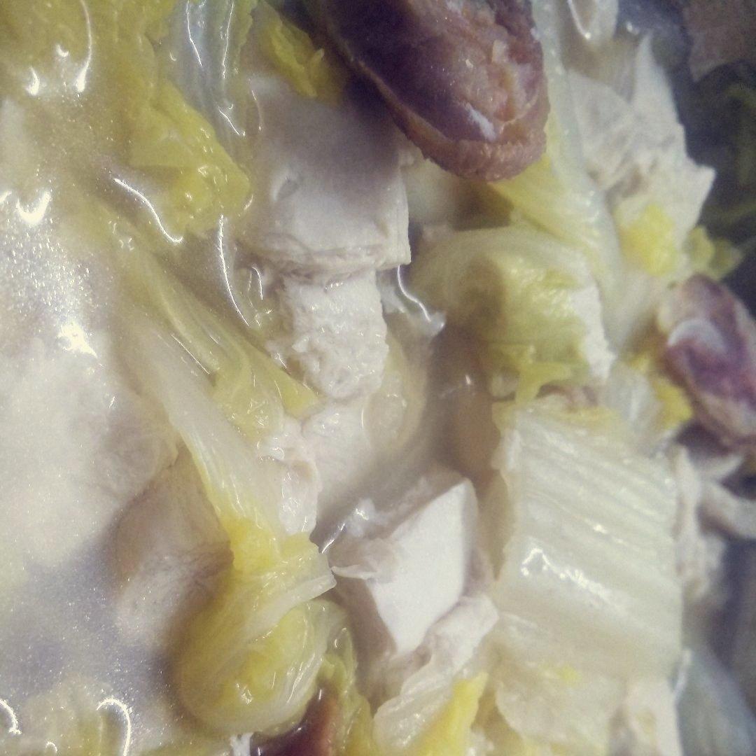 白菜炖冻豆腐