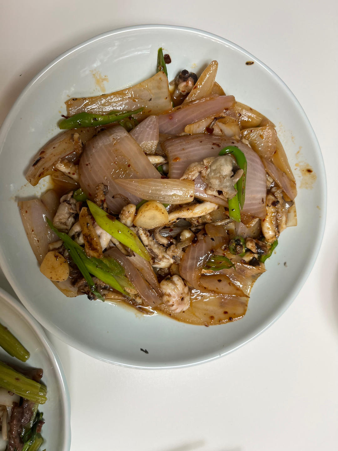 辣炒章鱼（八爪鱼）—附如何处理章鱼视频