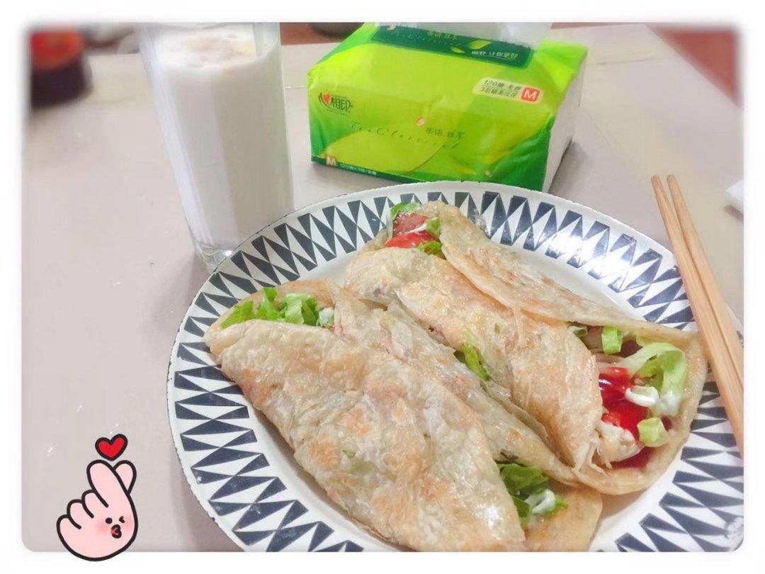 秒杀路边摊手抓饼❗️教你自制手抓饼胚