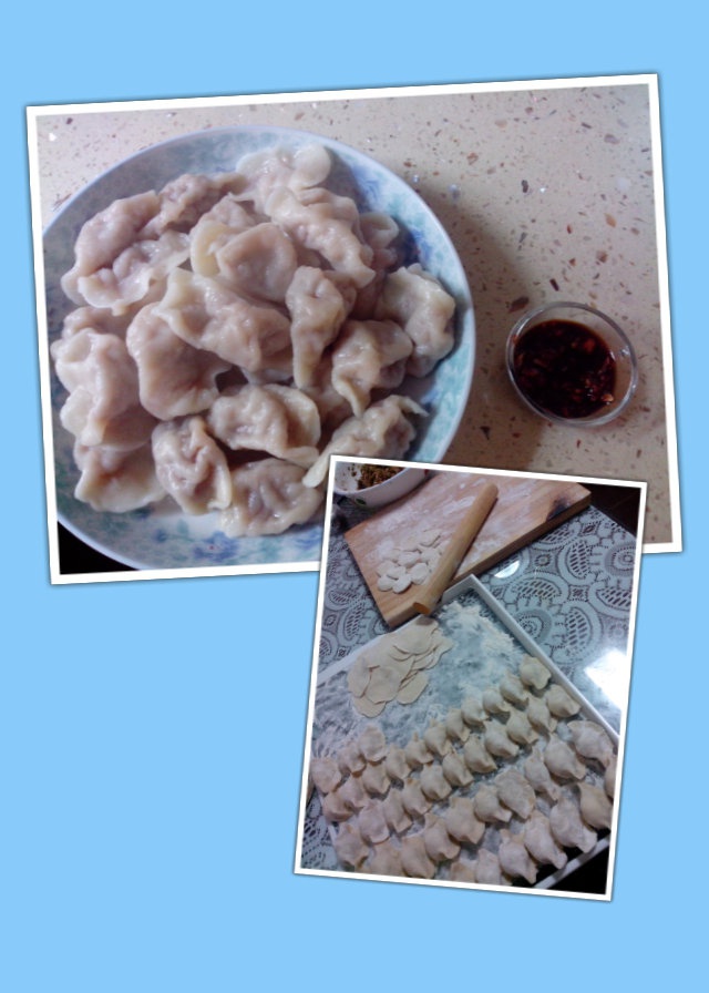 芹菜大肉饺子
