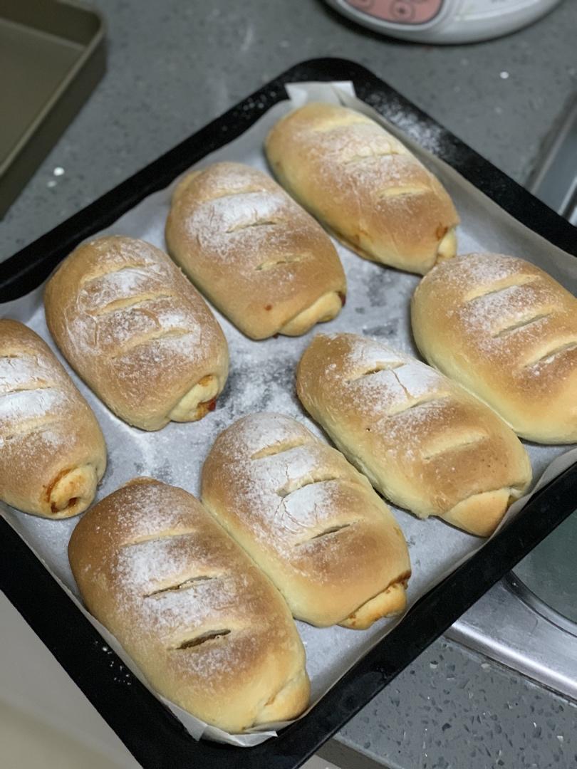 香喷喷的肉松卷面包