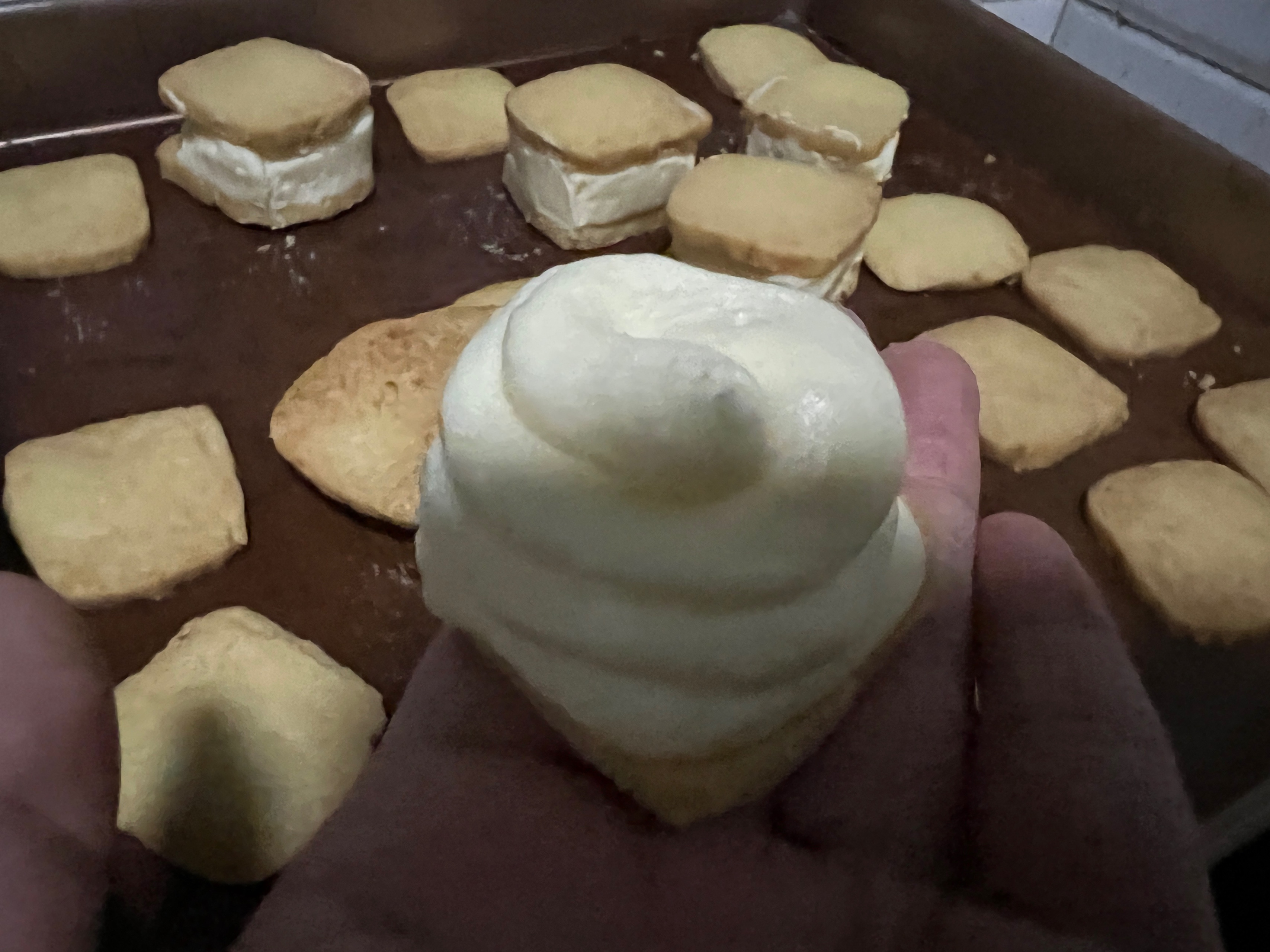 奶酪夹心饼干（复刻网红厚芝士夹心饼干）的做法 步骤9