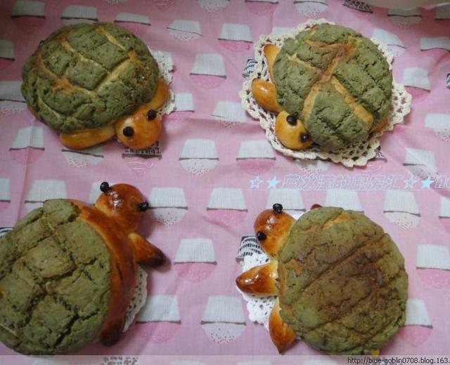 小龟面包的做法