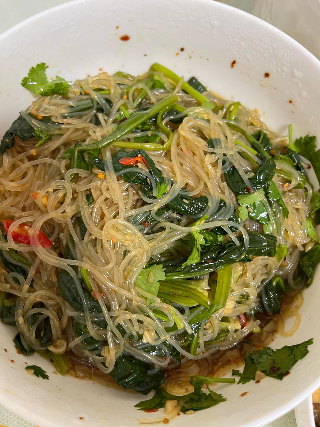 万能凉拌菜料汁（凉拌菠菜粉丝）