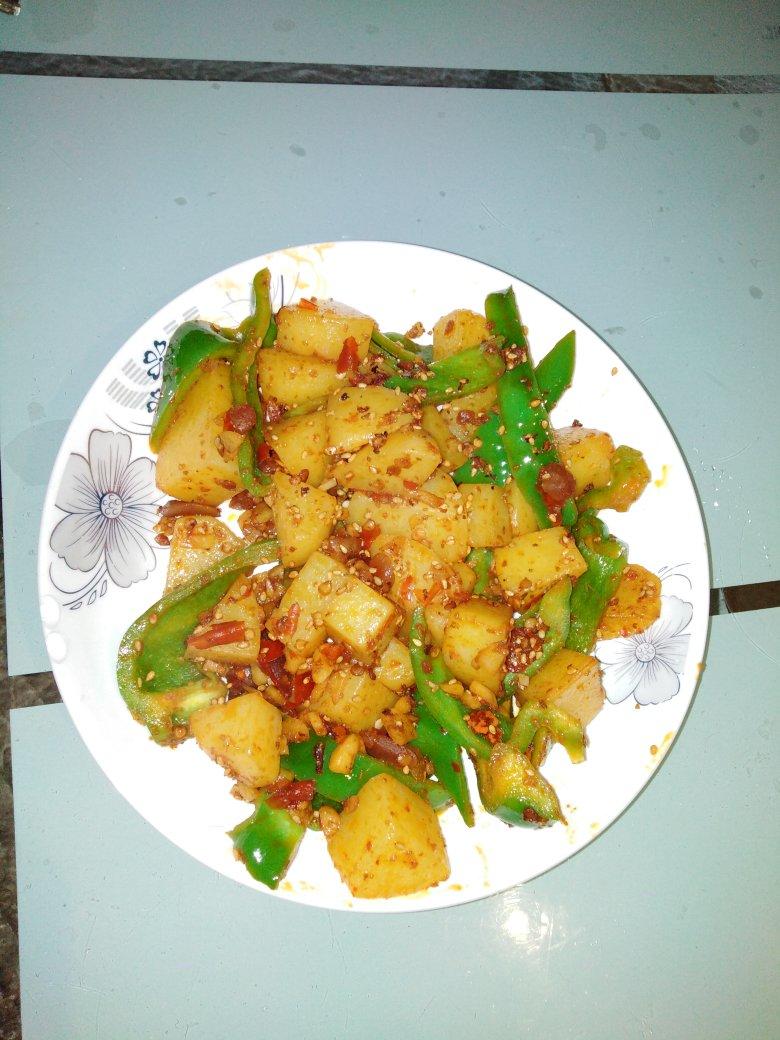 香辣孜然土豆丁