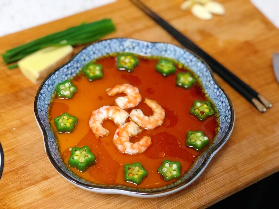 颜值控-做一朵开在碗里的花秋葵蒸水蛋