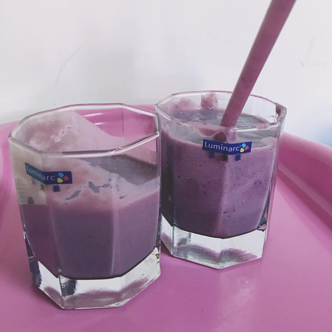 baby峯做的紫薯牛奶