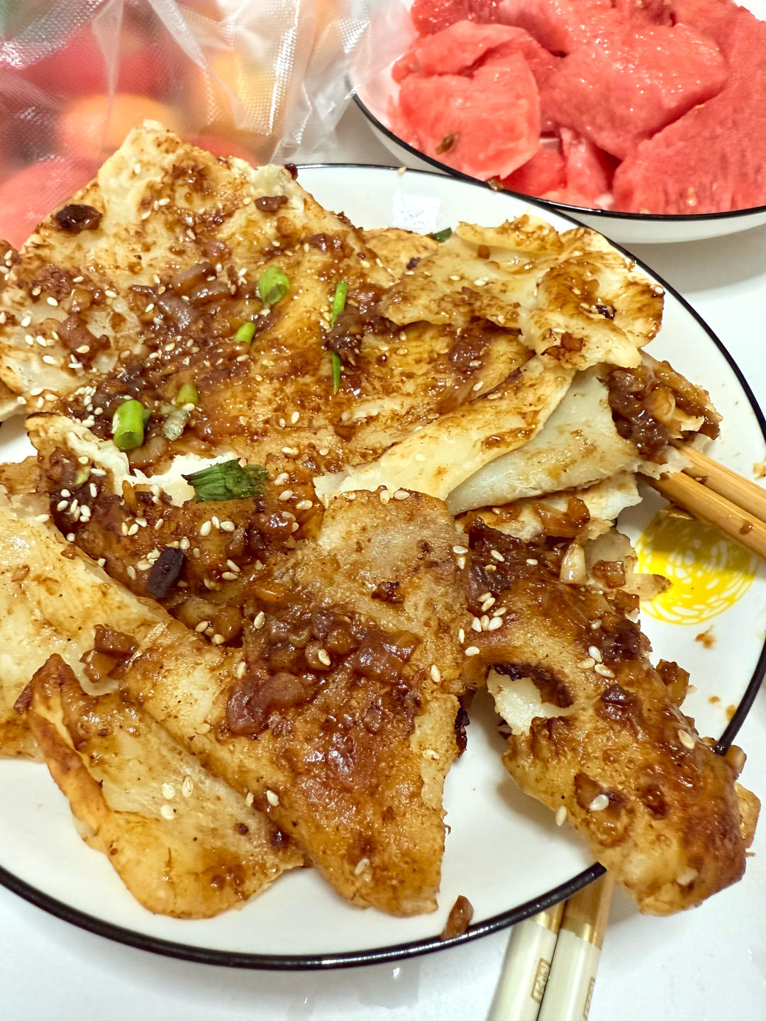 掉渣酱香饼（早餐，面食）