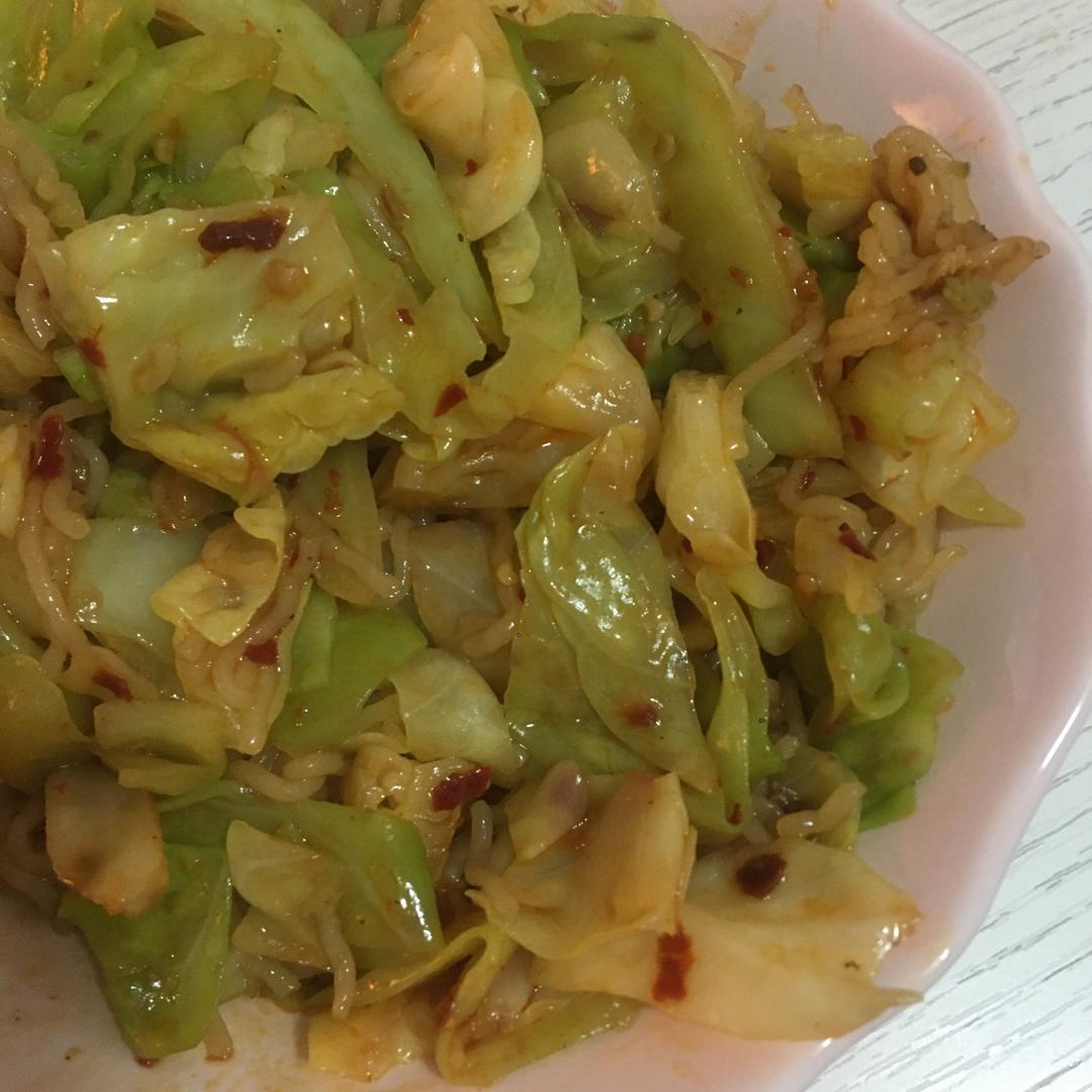 腊肠粉丝炒椰菜
