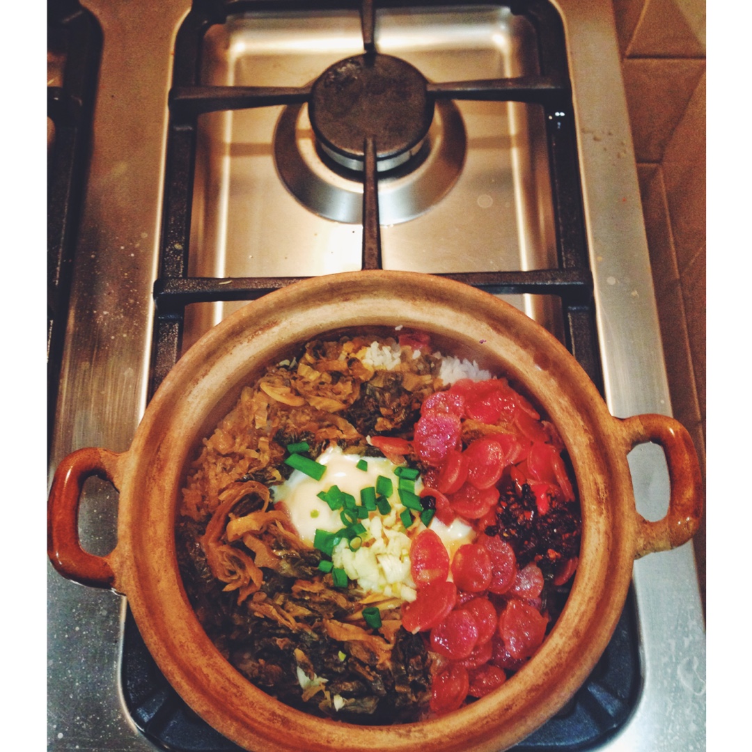 香肠煲仔饭