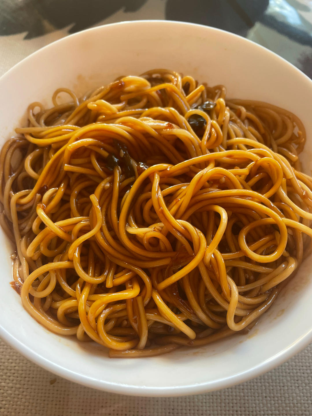 10分钟搞定的一碗葱油拌面