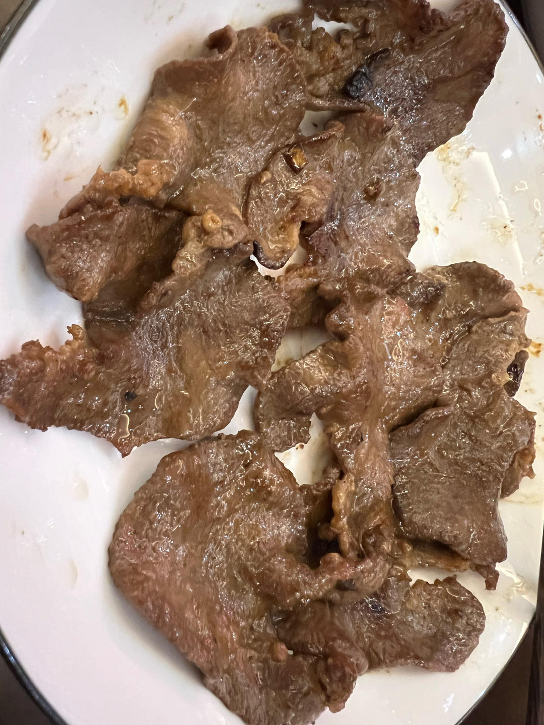 蒜香煎薄牛舌