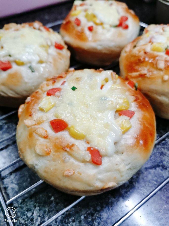 肉松葱香芝士面包