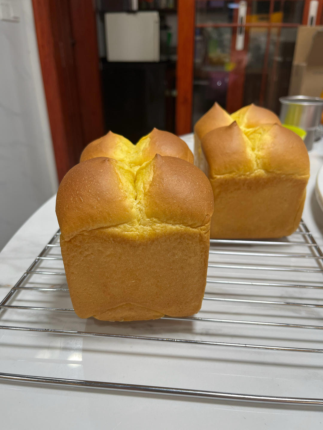 南瓜吐司，奶香南瓜吐司，极致柔软，直接法