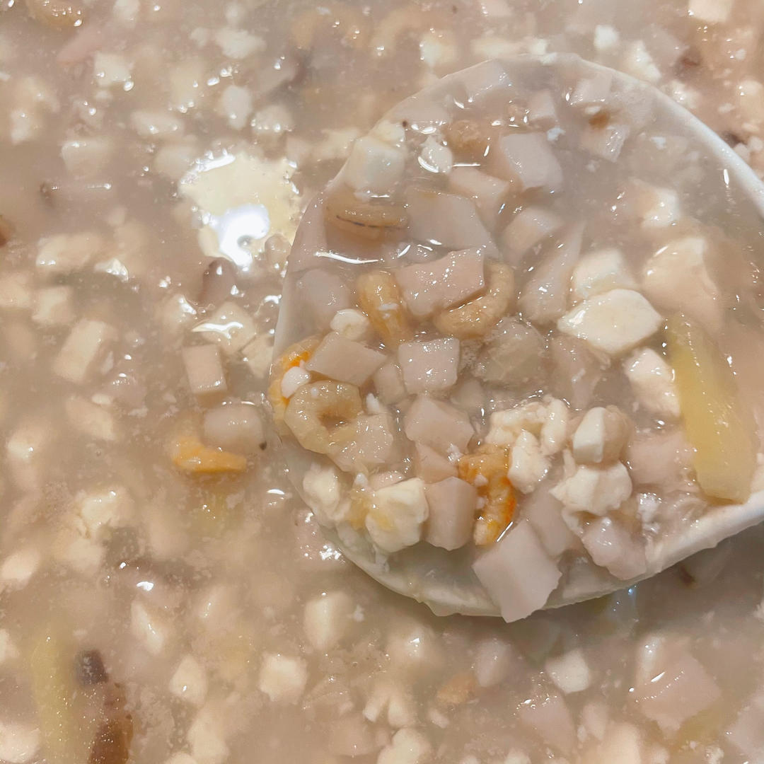 芋艿豆腐虾米羹