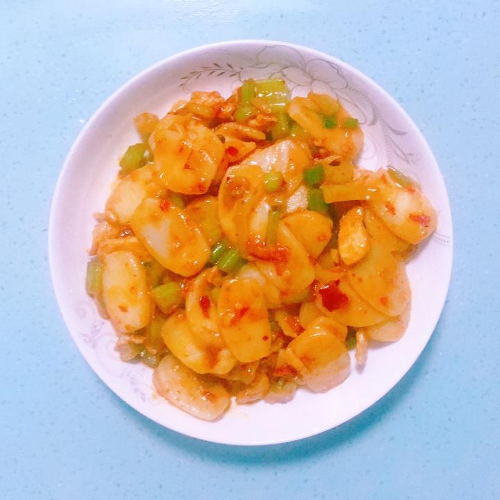 新疆辣炒年糕