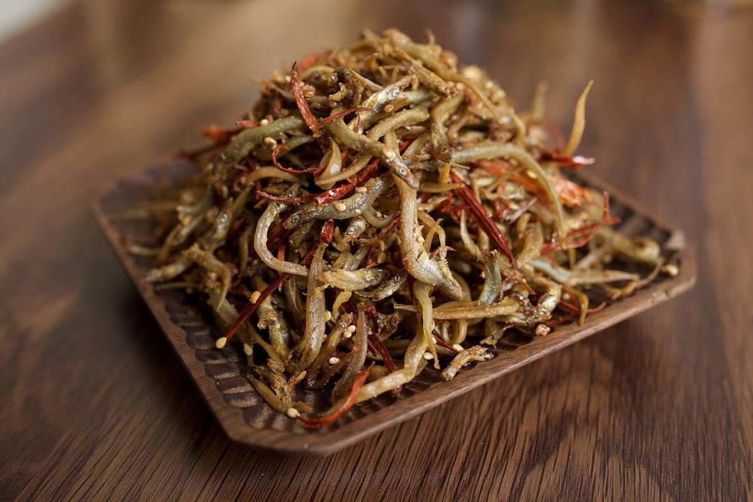 下酒菜香辣小银鱼