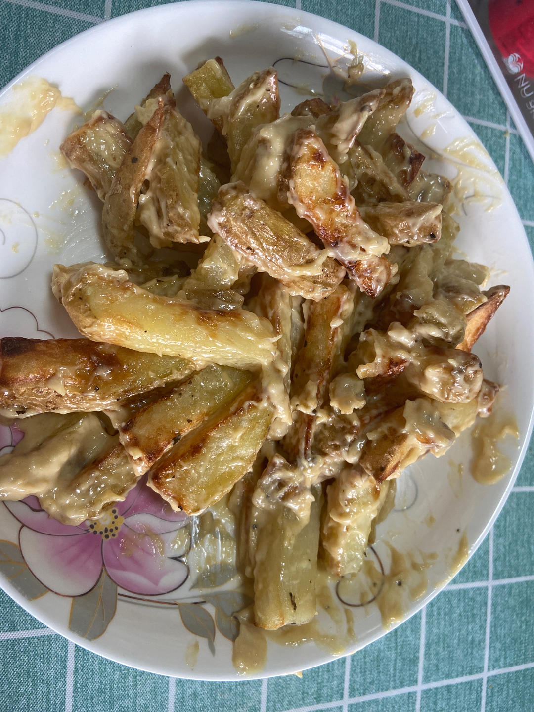 空气炸锅烤蒜香薯条