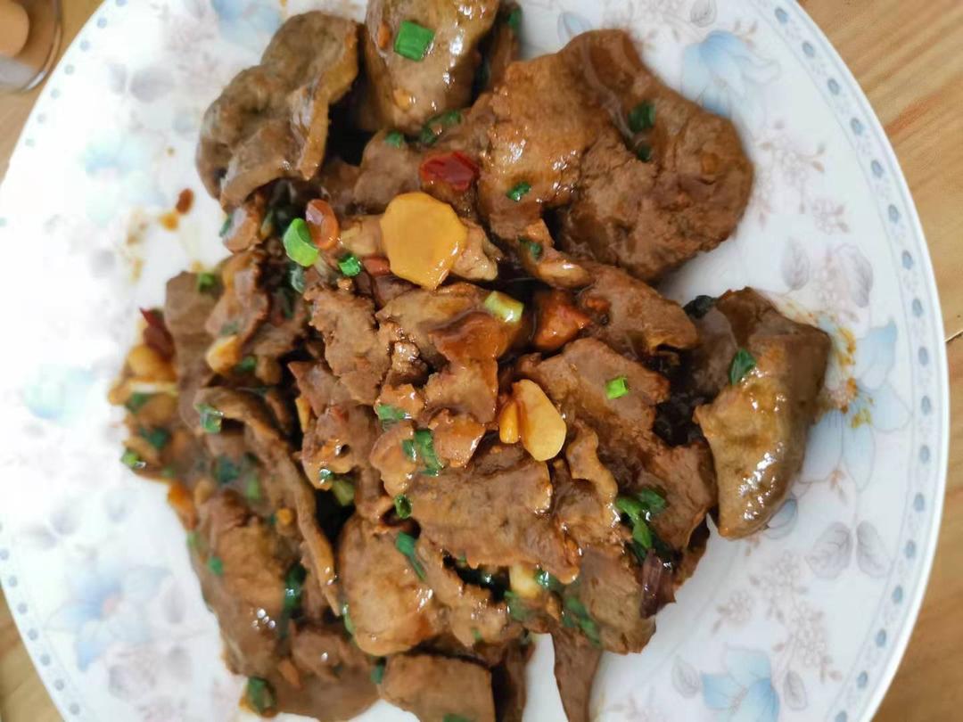爆炒牛肝