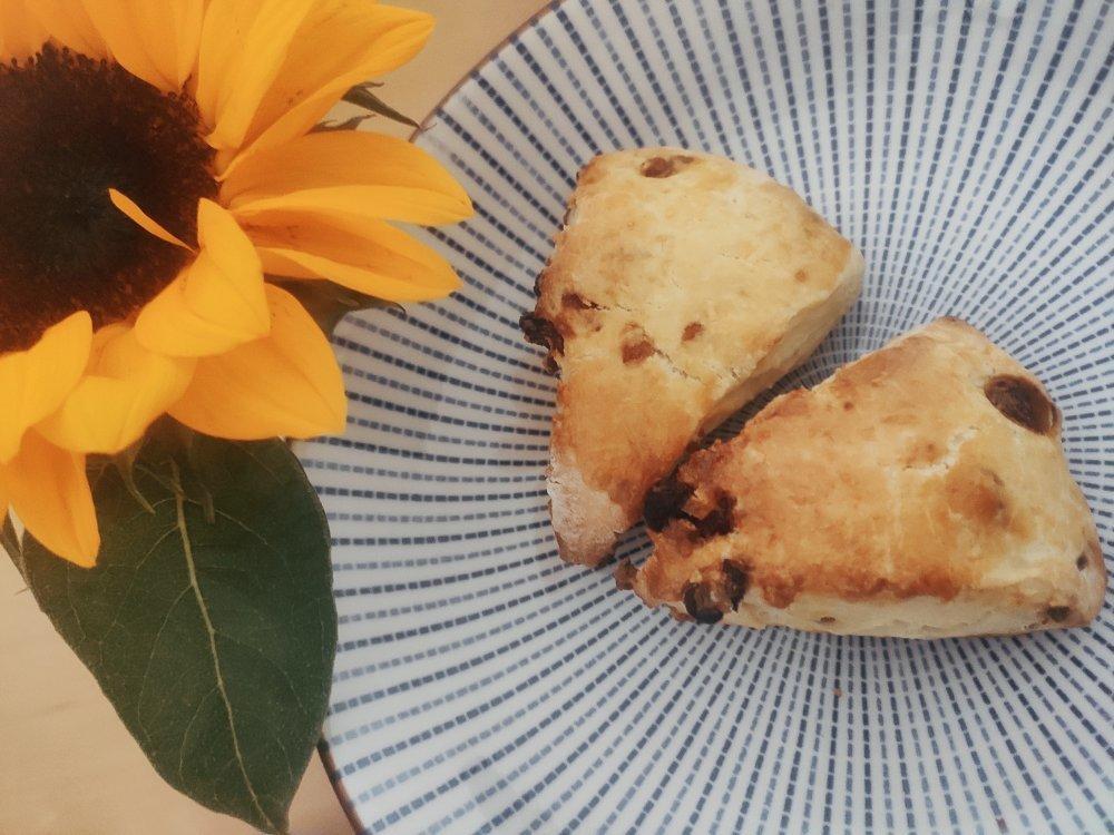 【司康控】无泡打粉的蔓越莓司康