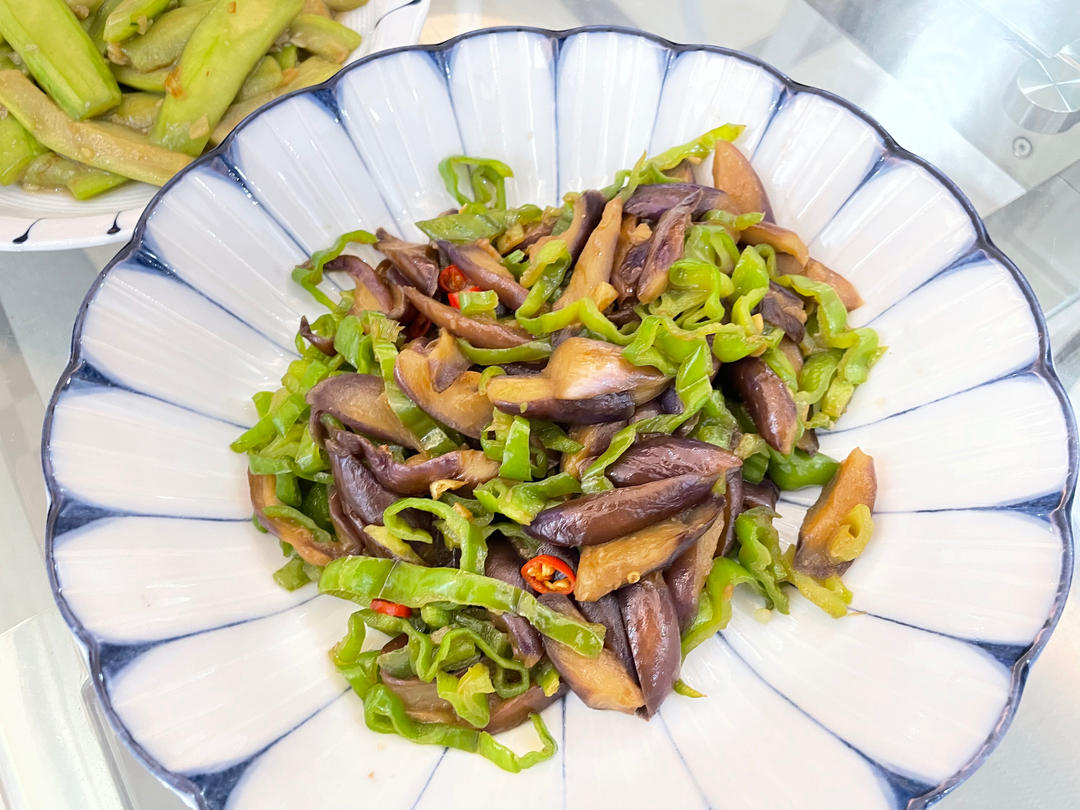 宝藏茄子·篇一·香辣青椒茄丝