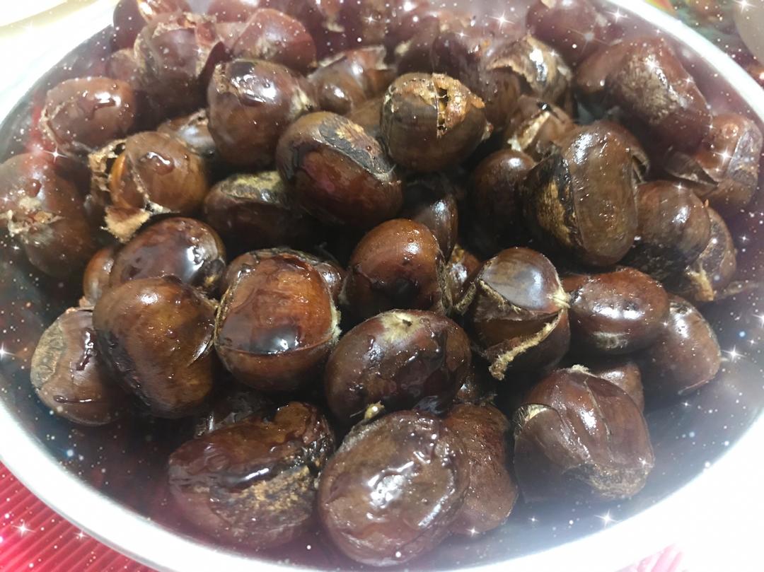 烤箱版糖炒栗子