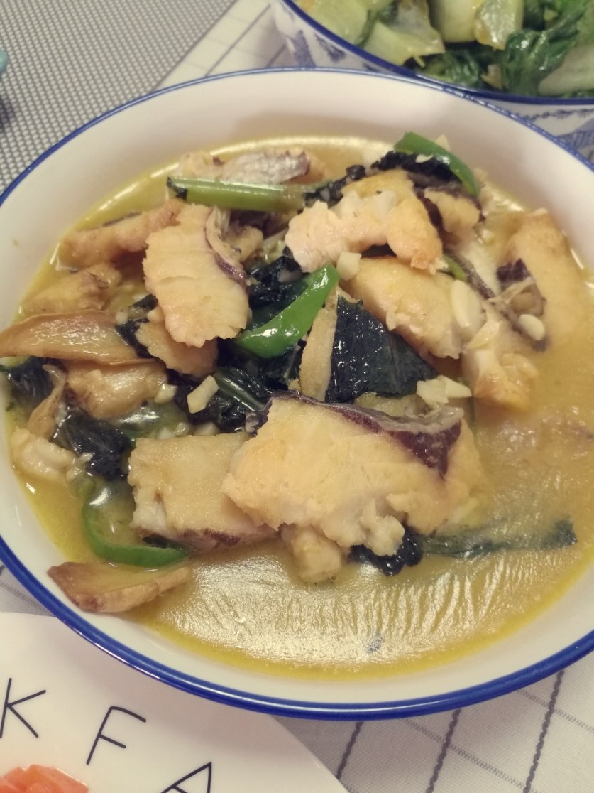 青椒紫苏鱼汤