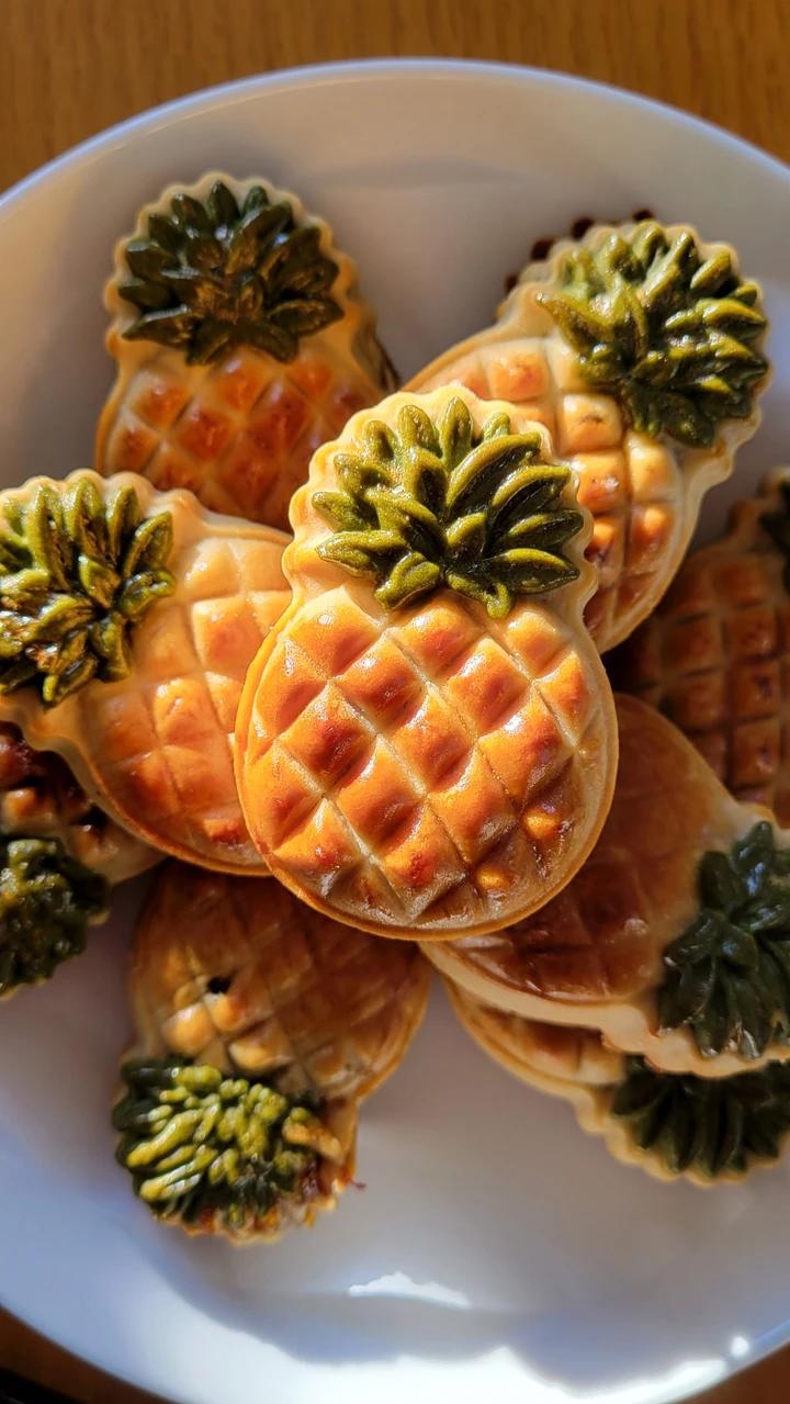 广式凤梨月饼（2020最火的款隔夜回油）