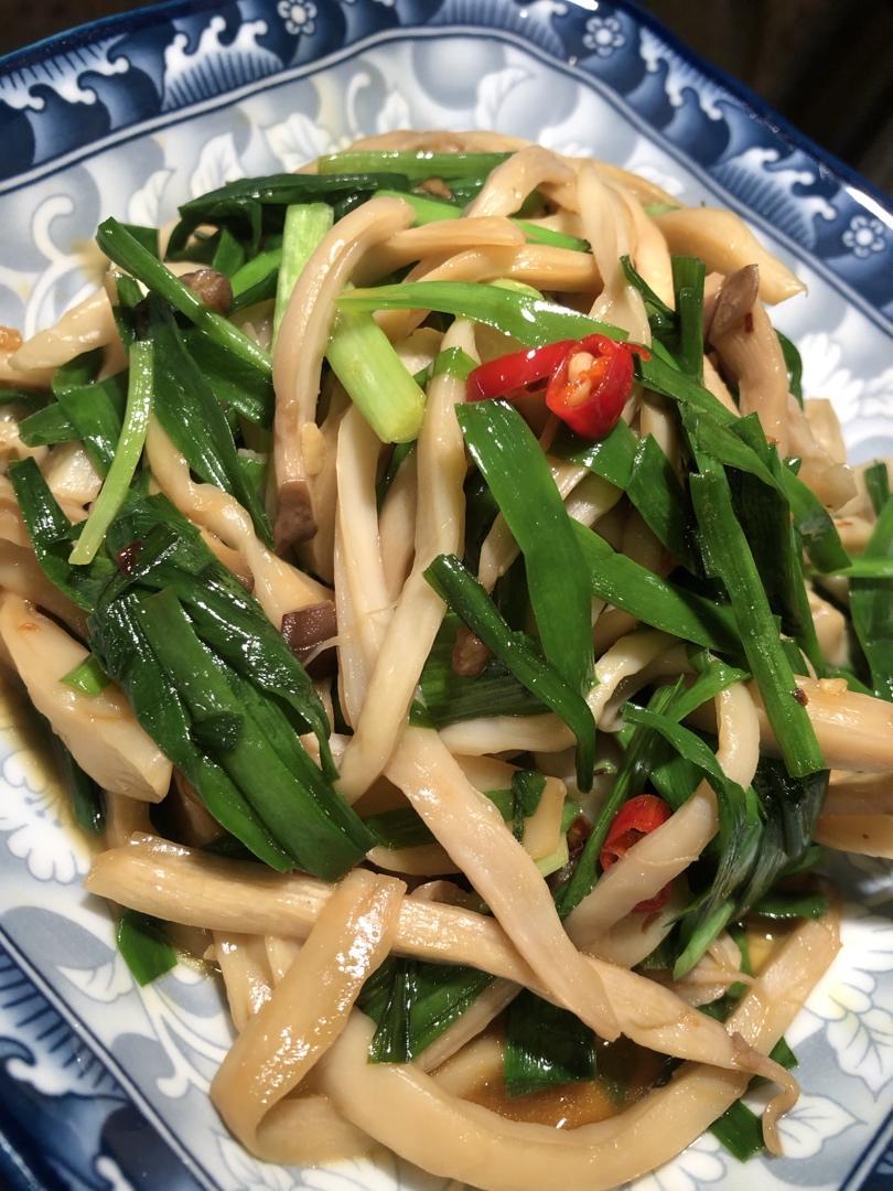 爆炒杏鲍菇