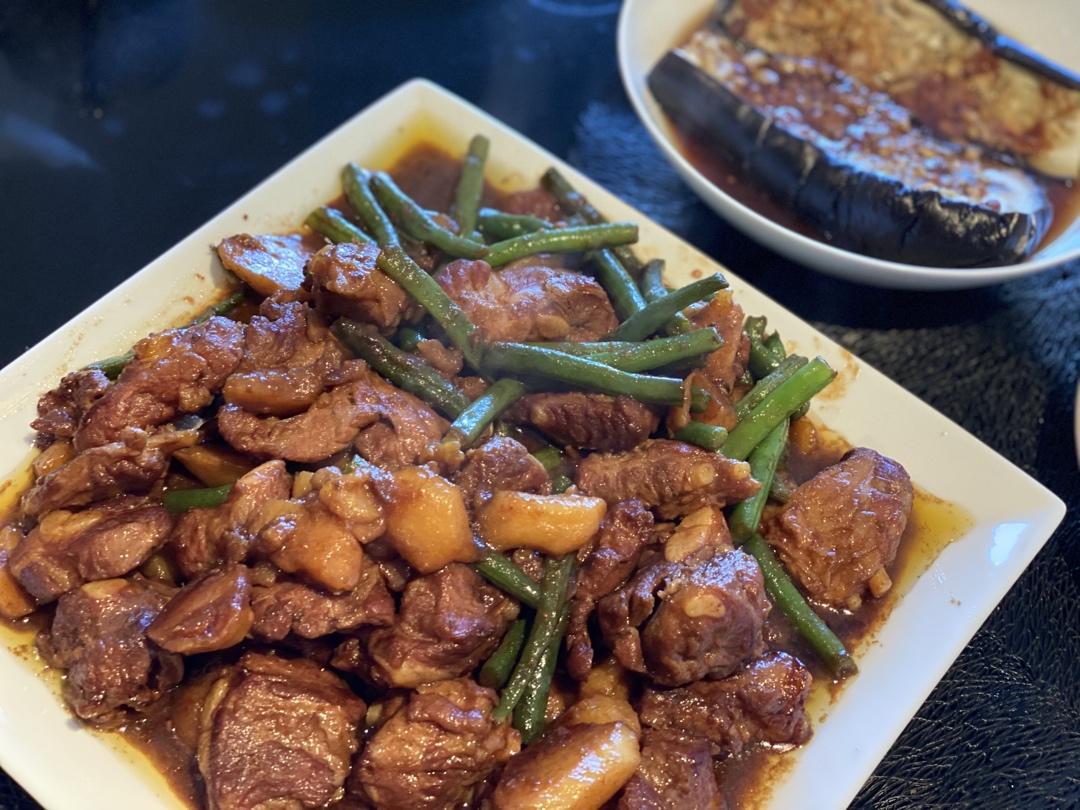 排骨炖土豆豆角
