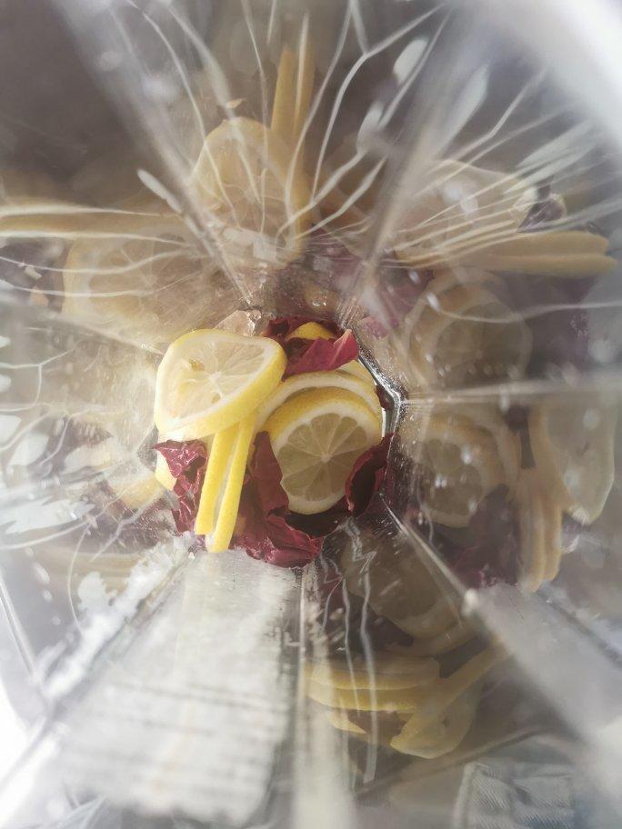 柠檬玫瑰花茶