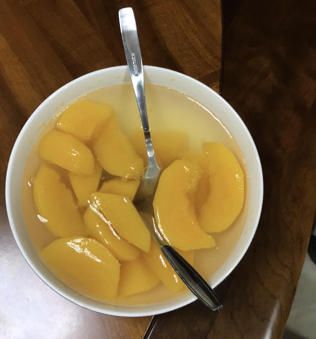 夏日诱惑——甜蜜蜜的糖水黄桃