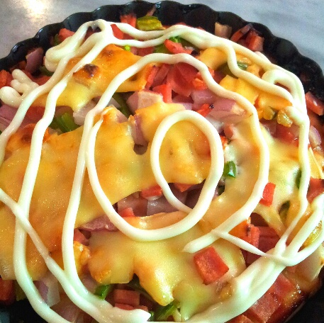 金枪鱼火腿pizza