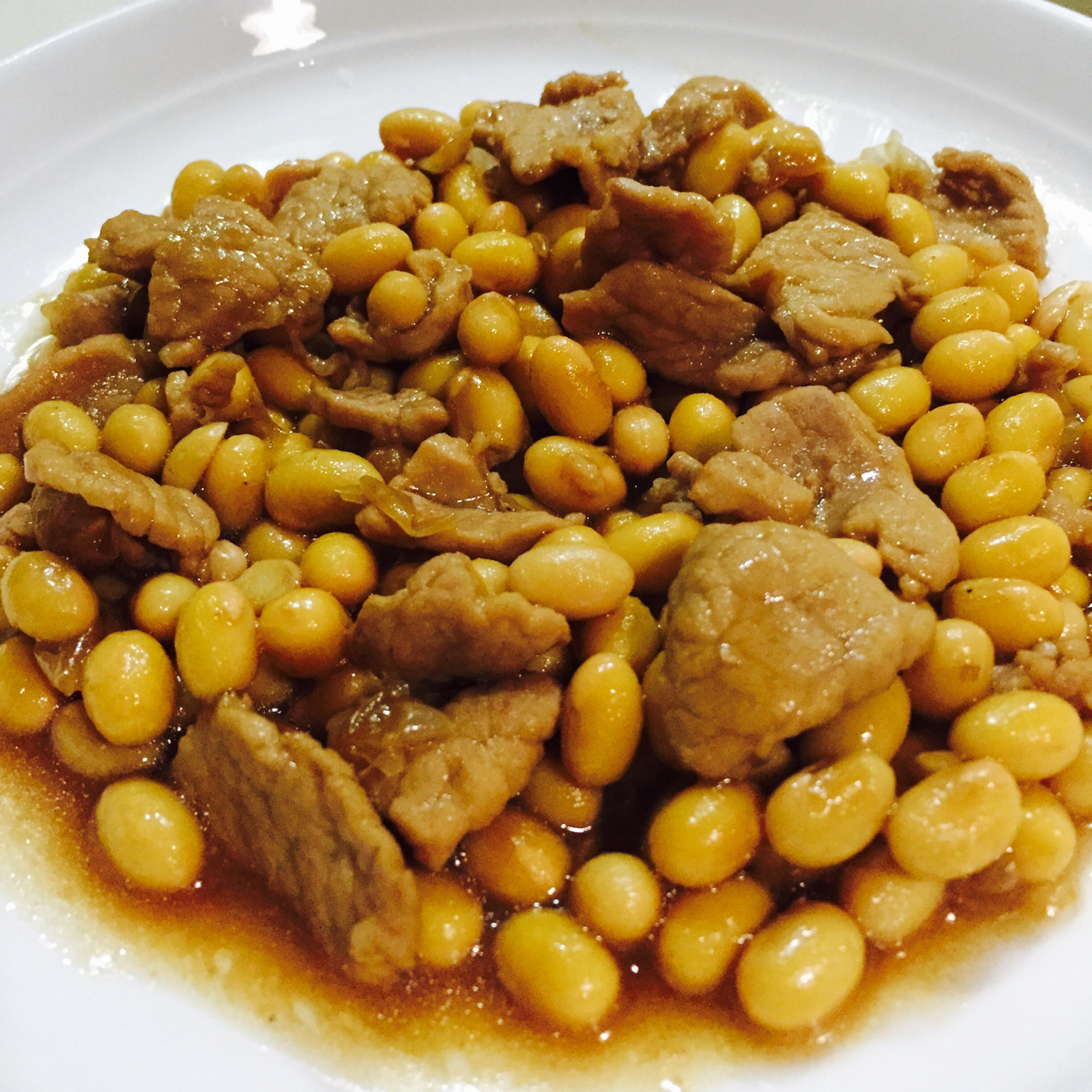 黄豆烧肉