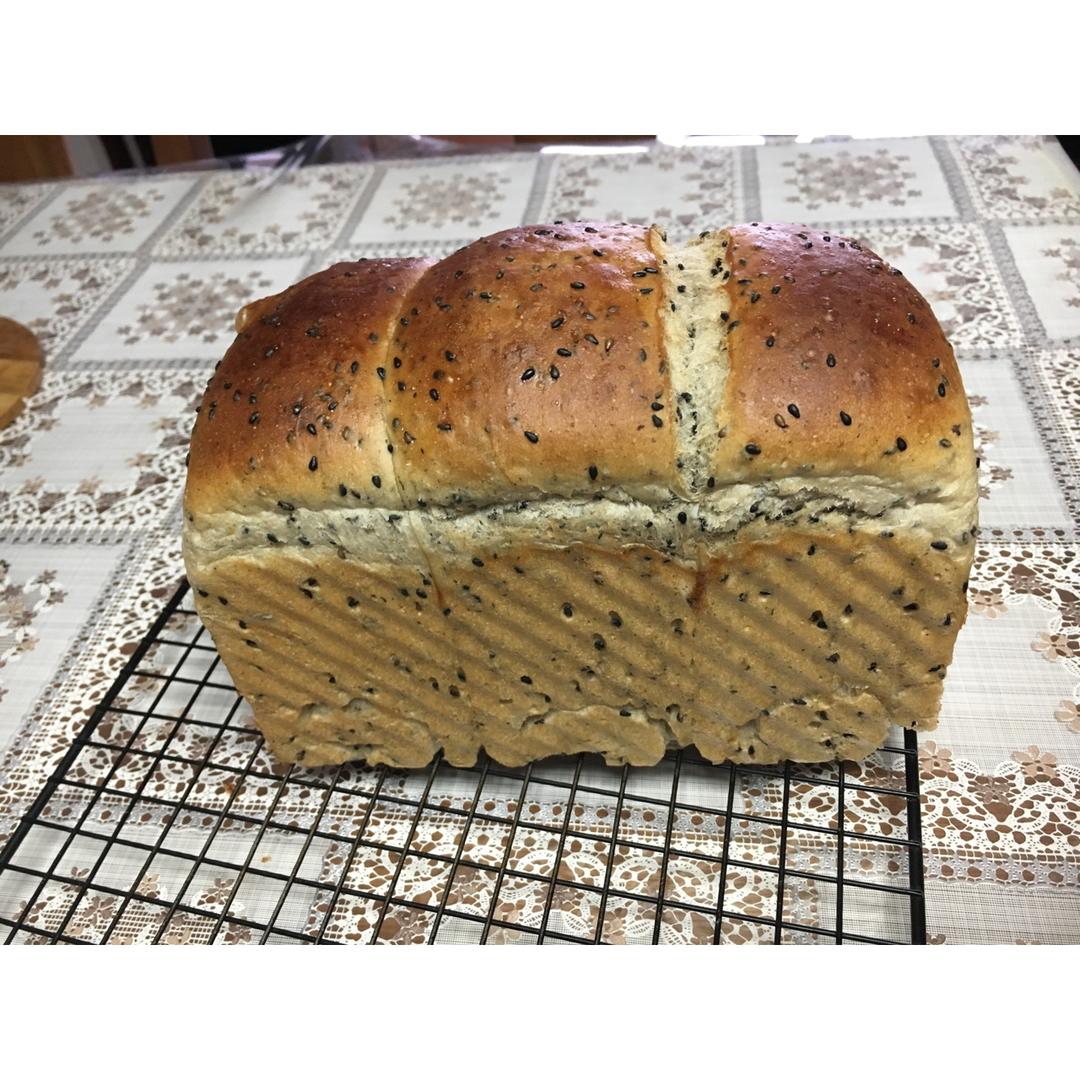 中种法 要传家的黑芝麻吐司